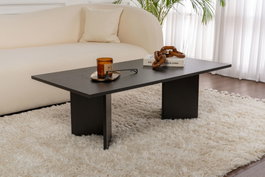 Nordure Sabin Mesa de Café Madera Negra